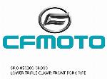 CLAMP INFERIOR TRIPLU, TUB FURCĂ FAȚĂ - 6KJ0-050300-0H300 - CFMOTO