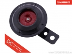 Claxon preto/vermelho 12V (corrente contínua) D: 71mm - JM