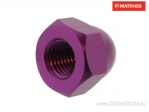 Closed nut Pro Bolt M10 x 1.25 mm aluminum violet - JM