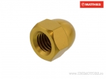 Closed nut Pro Bolt M8 x 1.25 mm gold aluminum - JM