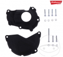 Clutch and ignition cover protection set black Polisport - Yamaha YZ 450 F ('18-'20) - JM