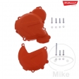 Clutch and Ignition Cover Protection Set Orange Polisport - KTM EXC 300 E ('17) - JM