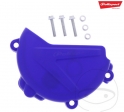 Clutch Cover Protection Blue Polisport - Yamaha YZ 125 ('05-'21) - JM