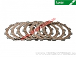 Clutch plate kit (textolite) - Cagiva Mito 125 / Husqvarna CR 125 / SM 125 / WR125 / KTM EXC 125 / SX 125 / EXC 200 - Lucas