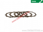 Clutch plate kit (textolite) - Honda CB 250 ('80-84) / XL 250 S ('78-'82) / XL 250 R ('82-'83) / XR 250 R ('81-'83) - Lucas