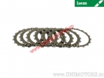 Clutch plate kit (textolite) - Honda CB 500 F / CB 500 FA ABS / CB 500 X / CB 500 XA ABS / CBR 500 RA ABS ('13-'16) - Lucas