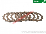 Clutch plate kit (textolite) - Honda CBR 600F ('99-'07) / TRX 400 FW / FA / TRX 400EX ('99-'08) / XR 400R ('96-'02) - Lucas