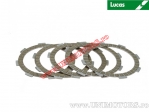 Clutch plate kit (textolite) - Honda CR 80R / CR 85R / CBF 125 / XL 125 / XR 125 / TRX 250 EX / TRX 250 TE/TM - Lucas