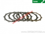 Clutch plate kit (textolite) - Honda CRM125 R / NSR 125 R / TRX 350 FE / TRX 350 TE Fourtrax / VT 500C / VT 500E - Lucas