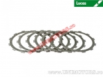 Clutch plate kit (textolite) - Husaberg FE 400 / FE 501 / FC 550 / FE 600 / FE 650 / FS 650 / KTM EXC 400 / SX 400 - Lucas