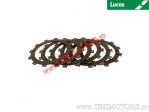 Clutch plate kit (textolite) - Hyosung GV 250 Aquila ('01-'06) - Lucas