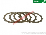 Clutch plate kit (textolite) - Kawasaki EL 250 ('88-'95) / EL 252 F Eliminator ('96-'03) / ZZR 250 ('90-'03) - Lucas