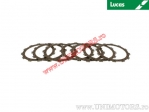 Clutch Plate Kit (Textolite) - Kawasaki KL 250 ('80-'85) / KLR 250 ('84-'85) / KX 125 ('94-'97) / Z 200 ('77-'80) - Lucas