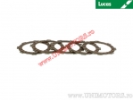 Clutch plate kit (textolite) - Kawasaki KLX 110 ('02-'13) / KX 60 ('93-'99) / KX 65 ('00-'15) / Suzuki DR-Z110 / RM65 - Lucas