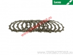 Clutch plate kit (textolite) - Kawasaki VN 1700 Classic / Classic Tourer / VN 1700 Voyager / VN 1700 Vulcan / VN 2000 - Lucas