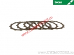 Clutch plate kit (textolite) - Kawasaki ZXR 400 ('89-'99) - Lucas