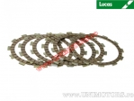 Clutch plate kit (textolite) - Suzuki DR 500 S / DR 600 R Dakar / DR 600 S / LS 650 F Savage / LS 650 P Savage - Lucas