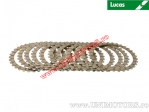 Clutch plate kit (textolite) - Suzuki GSX 1100 F ('88-'96) / GSX-R 1100 ('86-'88) - Lucas