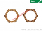 Clutch plate kit (textolite) - Suzuki JR 50 ('78-'06) - Lucas