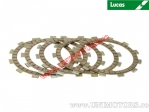 Clutch plate kit (textolite) - Suzuki RG 80 / RM 80 / TS 80 / RM 85 / DR 125 / DR-Z 125 / GZ 125 / RV 125 / TS 125 - Lucas