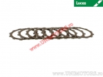 Clutch plate kit (textolite) - Suzuki RM 125 ('92-'00) - Lucas