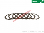 Clutch plate kit (textolite) - Suzuki SFV 650 Gladius ('09-'16) - Lucas