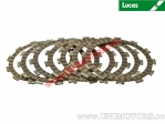 Clutch plate kit (textolite) - Suzuki VS 600 GL / DR 650 R / SV 650 / VS 750 / VL 800 / VS 800 / VX 800 / VZ 800 - Lucas