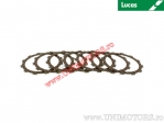 Clutch plate kit (textolite) - Triumph Bonneville 865 / Scrambler 865 / Speedmaster 865 / Thruxton 865 - Lucas