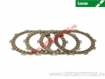 Clutch plate kit (textolite) - Yamaha SR 125 ('96-'02) / TW 125 Trailway ('99-'01) - Lucas