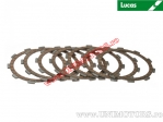 Clutch plate kit (textolite) - Yamaha YZ 80 / YZ 85 / DR 125R / DR 125X / TDR 125 / TZR 125 / YFS 200 Blaster - Lucas