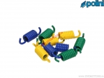 Clutch spring set (spiral thickness 2.2mm / 2.2mm / 2.2mm) - yellow / blue / green - Polini