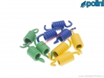 Clutch spring set (spiral thickness 2mm / 2.2mm / 2.2mm) - yellow / blue / green - Polini