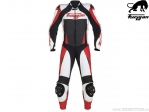 Combinaison moto en cuir Furygan Apex Blanc-Rouge (blanc-rouge) - Furygan