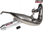 Complete Exhaust System Giannelli Enduro 2T - Yamaha DT 125 RE / DT 125 X ('04-'06) - Aluminum End Cap