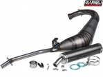 Complete exhaust system Giannelli Street - Cagiva Mito 125 ('94-'06) - carbon fibre silencer