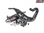 Complete Giannelli Enduro 2T Exhaust System - HM CRE 50 Six ('06) - Carbon End Cap