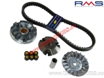 Complete variator and transmission belt - Aprilia / Malaguti / MBK / Minarelli / Yamaha 50cc 2T - RMS