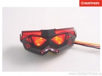 Completo di Stop LED Universale, Colore Rosso, Dimensioni: 86x30x32mm - JM