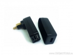 Conector de enchufe 90 grados USB9 3A - Triumph