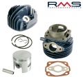 Conjunto cilindro motor 55 mm parafuso 12 - Piaggio Ape 50 FL / Ape 50 RST / Vespa 50 S / PK 50 / PK 50 XL / FL / HP 2T AC 50-10