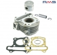 Conjunto de cilindro de motor D39mm - Scooter GY6-50 4T / Baotian / First Bike / Kymco / Rex / Peugeot Vclic / Rieju / Sachs 4T 