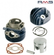 Conjunto de cilindro do motor D50mm parafuso 12 - Piaggio Ape 50 FL / Ape 50 RST / Vespa 50 S / PK 50 / PK 50 XL / FL / HP 2T AC