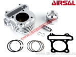 Conjunto de cilindro (motor) - 139QMB/GY6 (alumínio / NiCaSil) - 80cc 4T (Airsal)