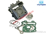 Conjunto de cilindro (motor) - Piaggio Fly / ET4 / Liberty / Vespa / Zip 50cc 4T - (Olympia)