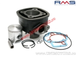 Conjunto de cilindros (motor) - Gilera Runner / Piaggio NRG / NRG MC2 / NTT / Quartz / Zip SP 50cc 2T - (RMS)