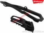 Conjunto de Deslizador de Cadena (Negro) - Honda CRF 250 R ('07-'09) / CRF 450 R ('07-'08) - Polisport