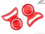 Conjunto de hebillas enduro / cross - Para rodillera Fluid Sirve 1 par (rojo) - Alpinestars