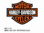 CONJUNTO DE LÍNEA DE VENTILACIÓN, PARA SOLENOIDE DE PURGA - 28814-12 - Harley-Davidson