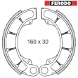 Conjunto de pastilhas de freio traseiras - Honda FES Pantheon ('98-'02) 2T 125-150 / FES Foresight ('98-'00) 4T 250 / TRX 350-40