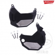 Conjunto de proteção do cárter da embreagem e do alternador na cor preta Polisport - Honda NC 700 X ('13-'14) / Honda NC 700 